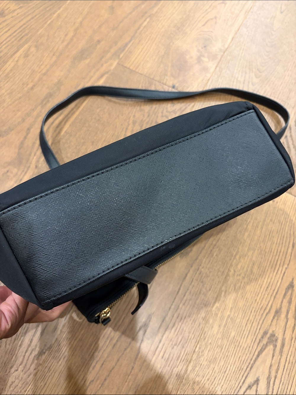 kate spade Black Nylon Crossbody Bag with Gold Hardware - Picture 4 of 4